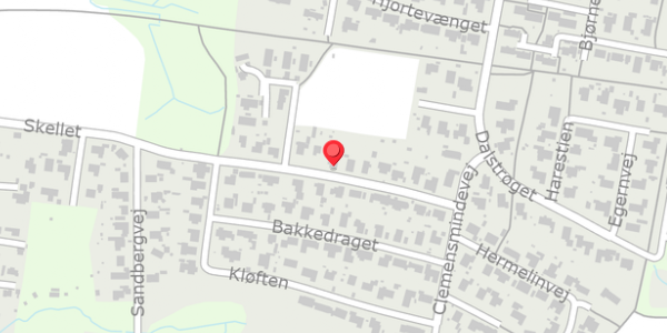 Trafikstøjkort på Skellet 21, 4760 Vordingborg