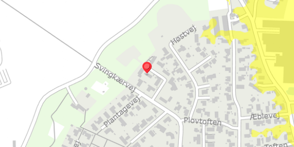 Trafikstøjkort på Svinget 5B, . , 4760 Vordingborg