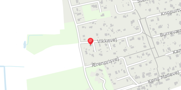 Trafikstøjkort på Vikkevej 4, 4750 Lundby