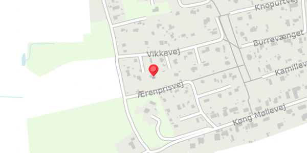 Trafikstøjkort på Vikkevej 8, 4750 Lundby
