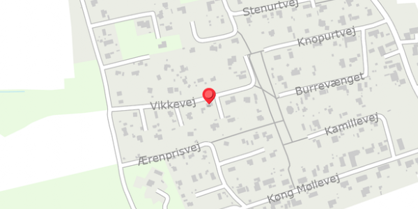 Trafikstøjkort på Vikkevej 20, . , 4750 Lundby