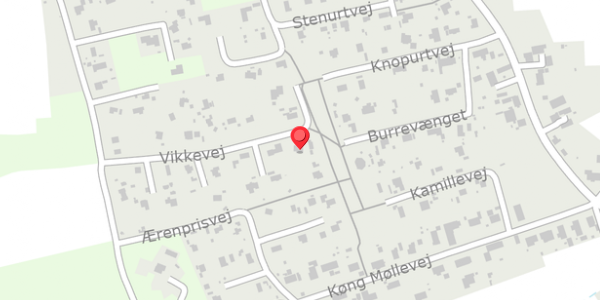 Trafikstøjkort på Vikkevej 28, 4750 Lundby