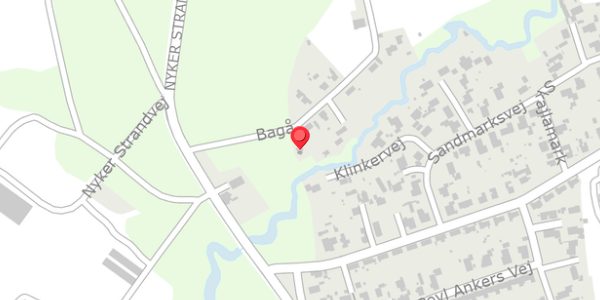 Trafikstøjkort på Bagå 2A, 3790 Hasle