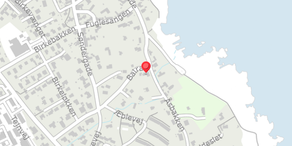 Trafikstøjkort på Balran 1, 3770 Allinge