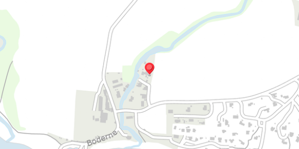 Trafikstøjkort på Boderne 11, . , 3720 Aakirkeby
