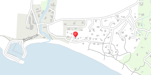 Trafikstøjkort på Boderne 23, . , 3720 Aakirkeby