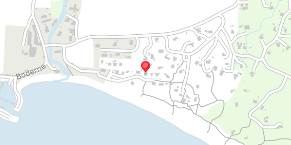 Trafikstøjkort på Boderne 29, 3720 Aakirkeby