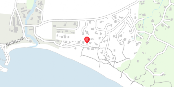Trafikstøjkort på Boderne 30, 3720 Aakirkeby
