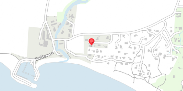 Trafikstøjkort på Boderne 43, . , 3720 Aakirkeby