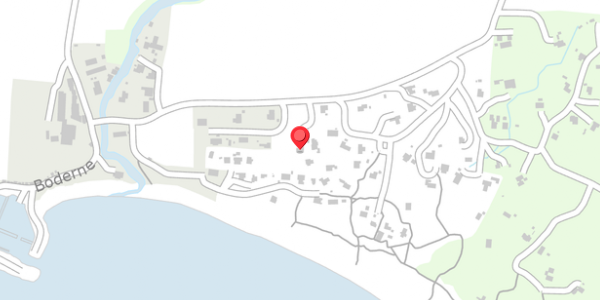 Trafikstøjkort på Boderne 46, . , 3720 Aakirkeby