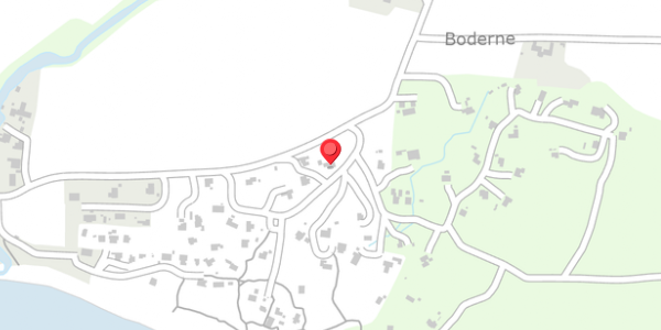 Trafikstøjkort på Boderne 58, 3720 Aakirkeby