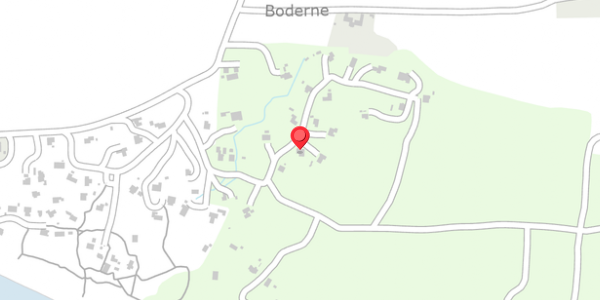 Trafikstøjkort på Boderne 83, . , 3720 Aakirkeby