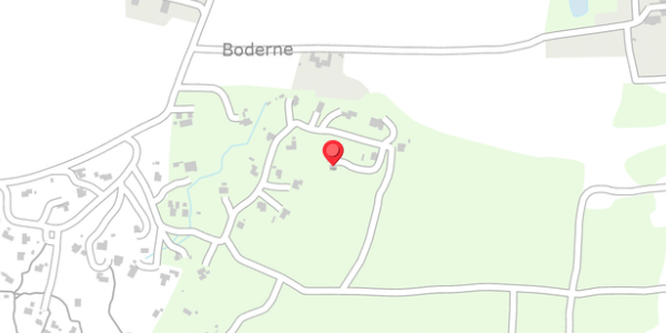 Trafikstøjkort på Boderne 92, 3720 Aakirkeby