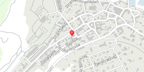 Trafikstøjkort på Bredgade 1B, 3770 Allinge