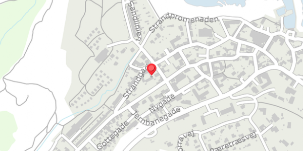 Trafikstøjkort på Bredgade 5, . a, 3770 Allinge