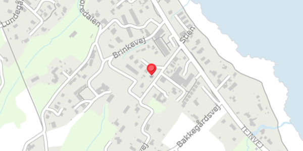 Trafikstøjkort på Brunekulvej 2G, 3770 Allinge