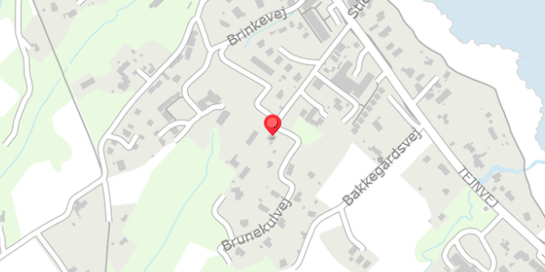 Trafikstøjkort på Brunekulvej 6, 3770 Allinge