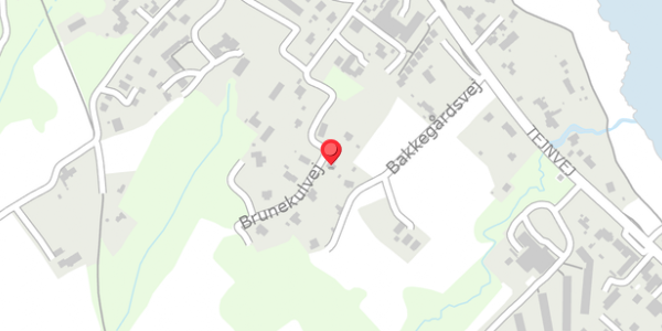 Trafikstøjkort på Brunekulvej 19, 3770 Allinge