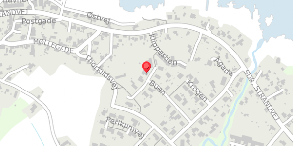 Trafikstøjkort på Buen 18, 3770 Allinge