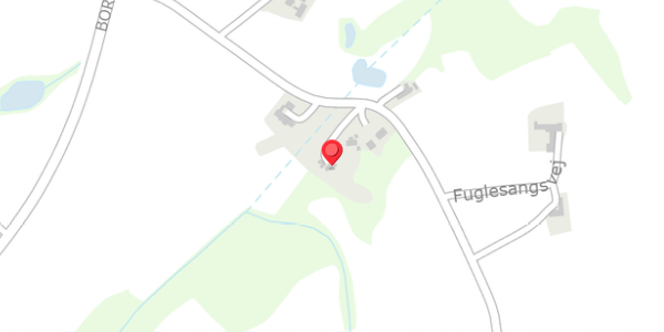 Trafikstøjkort på Fuglesangsvej 13, 3790 Hasle