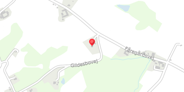 Trafikstøjkort på Gildesbovej 2, 3770 Allinge