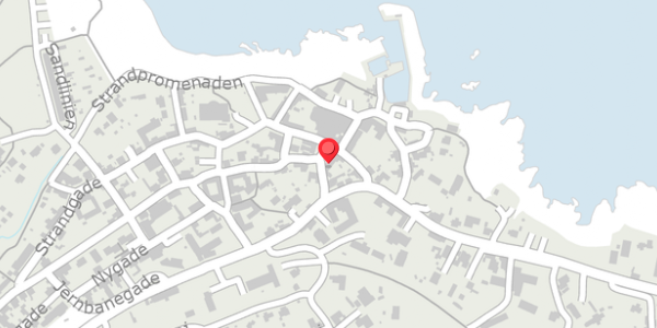 Trafikstøjkort på Hammershusvej 3, 3770 Allinge
