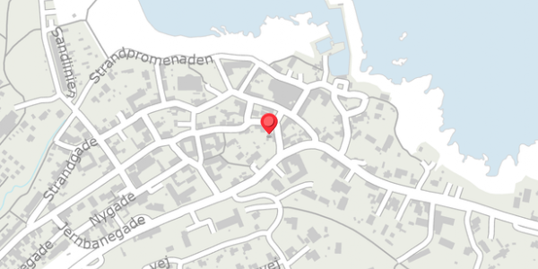 Trafikstøjkort på Hammershusvej 7, 3770 Allinge