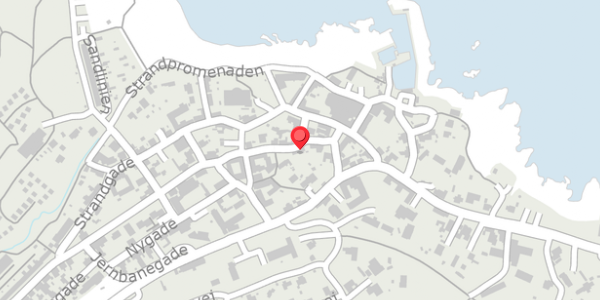 Trafikstøjkort på Hammershusvej 11, 3770 Allinge