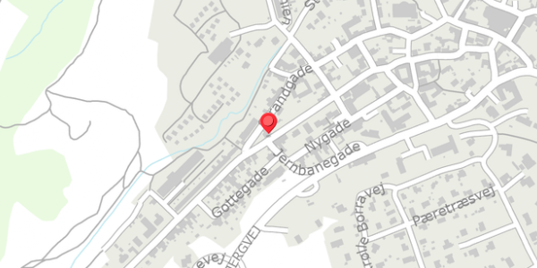 Trafikstøjkort på Hammershusvej 28, 3770 Allinge