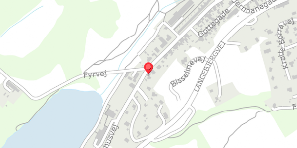 Trafikstøjkort på Hammershusvej 69, 3770 Allinge