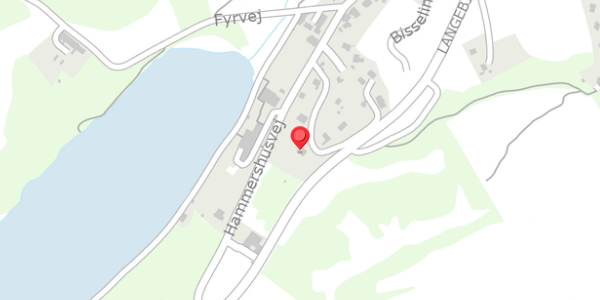 Trafikstøjkort på Hammershusvej 81, 3770 Allinge