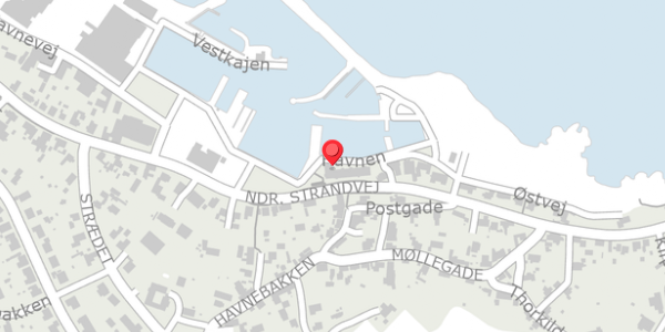Trafikstøjkort på Havnen 5, 3770 Allinge
