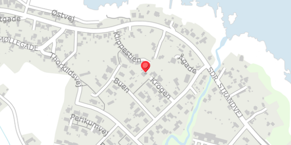 Trafikstøjkort på Krogen 10, 3770 Allinge