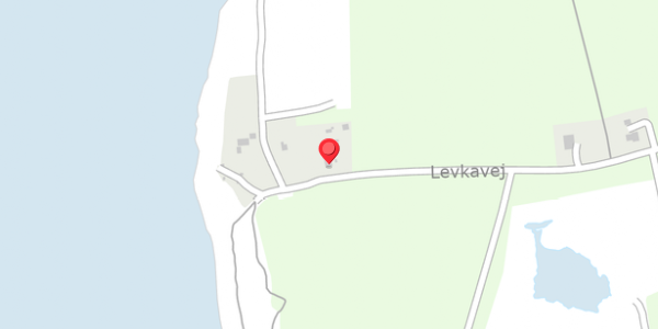 Trafikstøjkort på Levkavej 6, . , 3790 Hasle