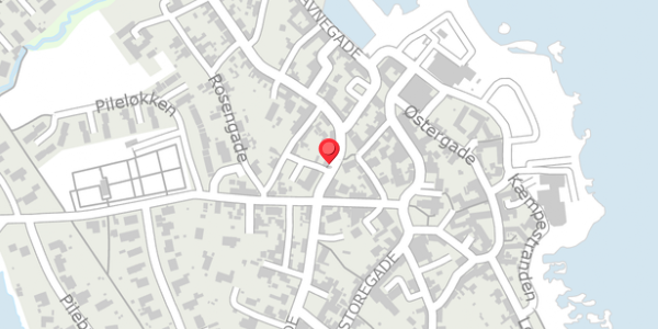 Trafikstøjkort på Lindeplads 3, 3770 Allinge