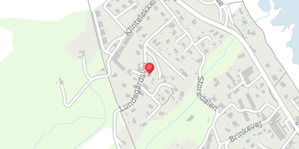 Trafikstøjkort på Lundegårdsvej 9D, 3770 Allinge