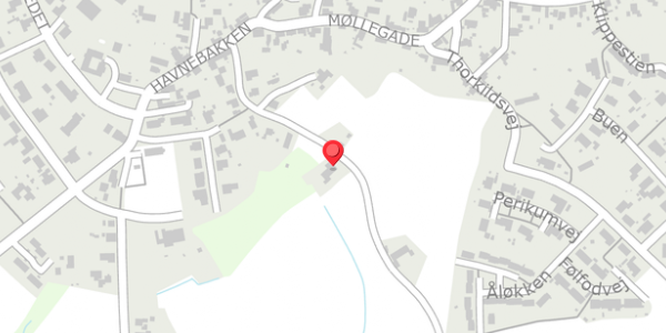 Trafikstøjkort på Mikkelegade 18A, 3770 Allinge
