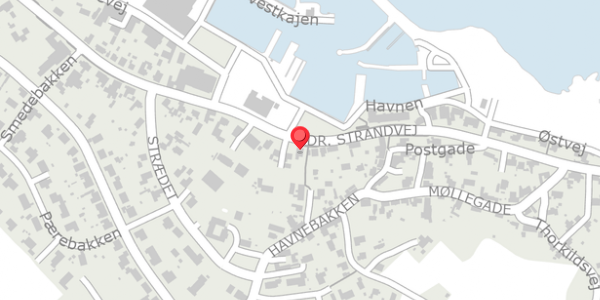 Trafikstøjkort på Ndr. Strandvej 17, 3770 Allinge