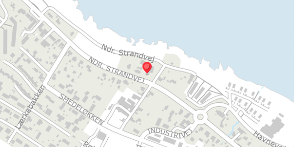 Trafikstøjkort på Ndr. Strandvej 46, . , 3770 Allinge