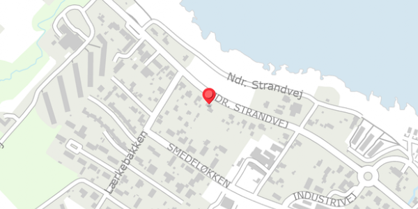 Trafikstøjkort på Ndr. Strandvej 113, 3770 Allinge