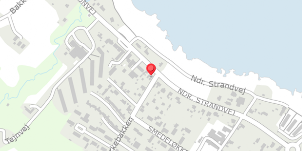 Trafikstøjkort på Ndr. Strandvej 121, 3770 Allinge