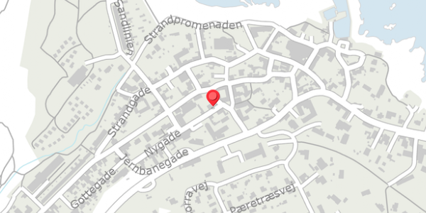 Trafikstøjkort på Nygade 2, 3770 Allinge