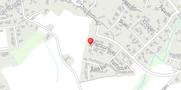 Trafikstøjkort på Perikumvej 11, 3770 Allinge