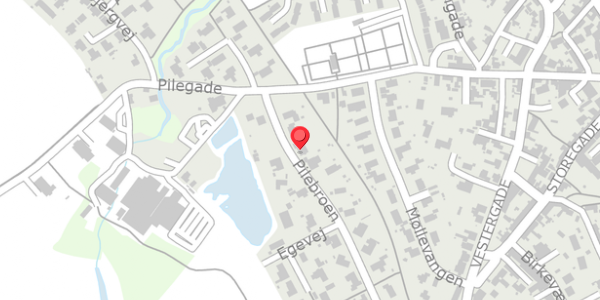 Trafikstøjkort på Pilebroen 24, 3770 Allinge