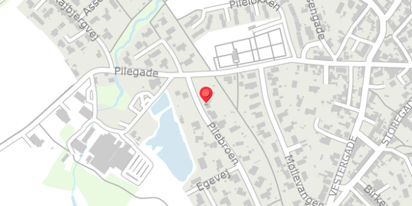 Trafikstøjkort på Pilebroen 26, 3770 Allinge