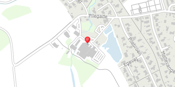 Trafikstøjkort på Pilegade 33, 3770 Allinge