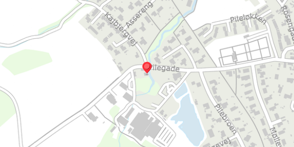 Trafikstøjkort på Pilegade 35, 3770 Allinge