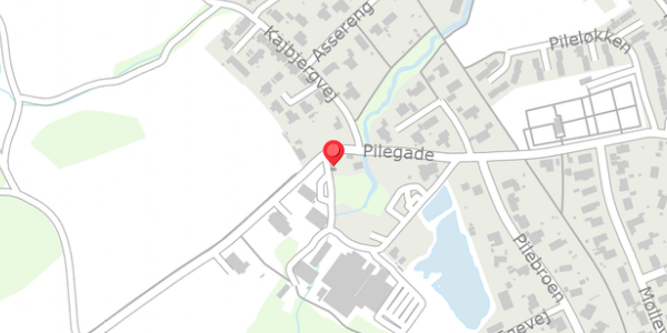 Trafikstøjkort på Pilegade 37, 3770 Allinge