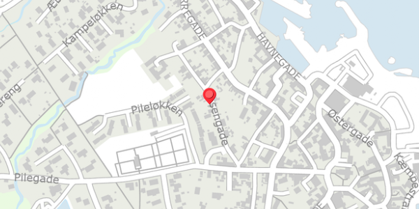 Trafikstøjkort på Rosengade 3, 3770 Allinge