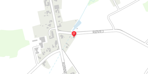 Trafikstøjkort på Røvej 4, 3770 Allinge